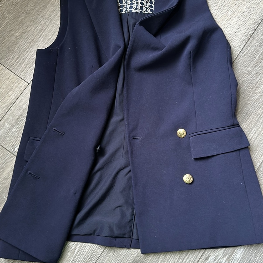 The Limited Double-Breasted Blazer Vest - Picture 7 of 10